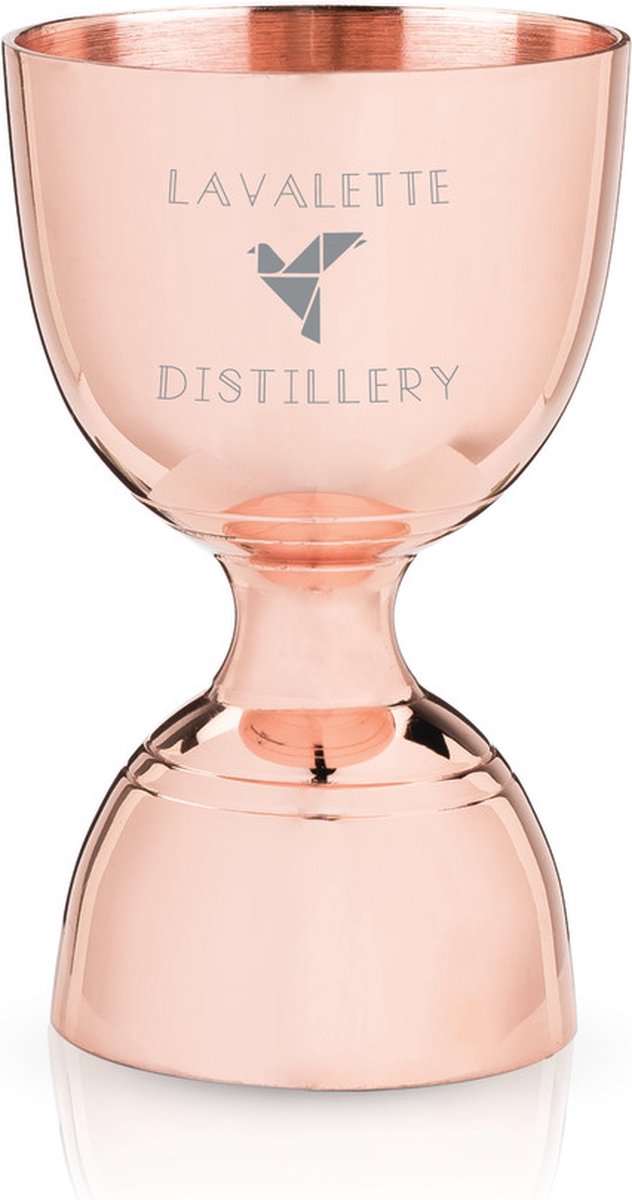 Viski Canterbury-Messbecher – Edelstahl – 30 60 ml – kupferfarben