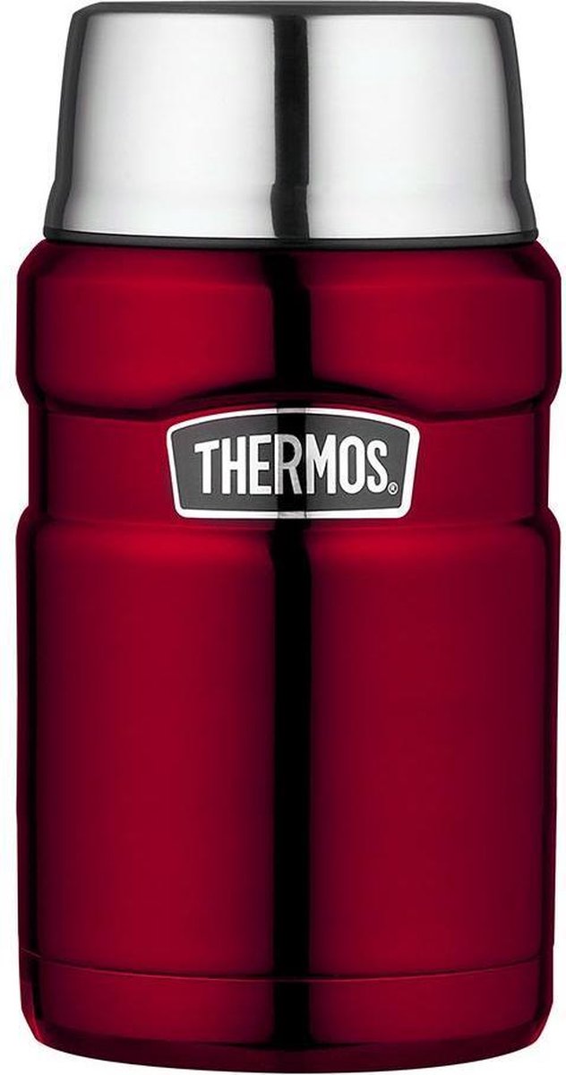 Thermos voedseldrager king rood 710 ml