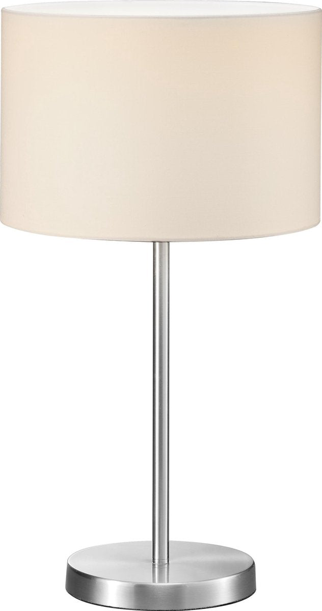 Trio Hotel - Tischleuchte - Nickel matt - exkl. 1x E27 4,9 W - Schnurschalter