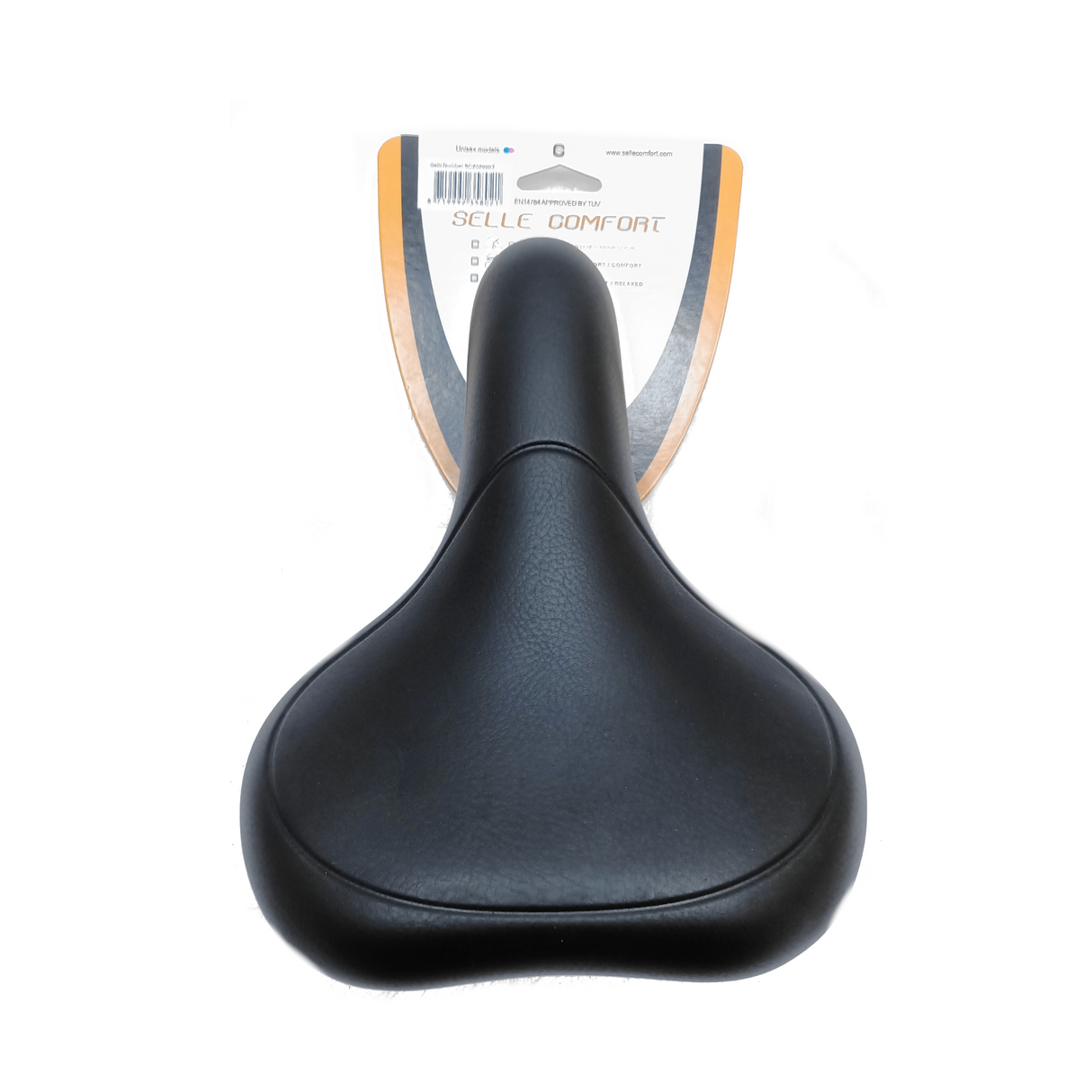 Selle Komfort Sattel E-Bike Black, ohne Schlinge