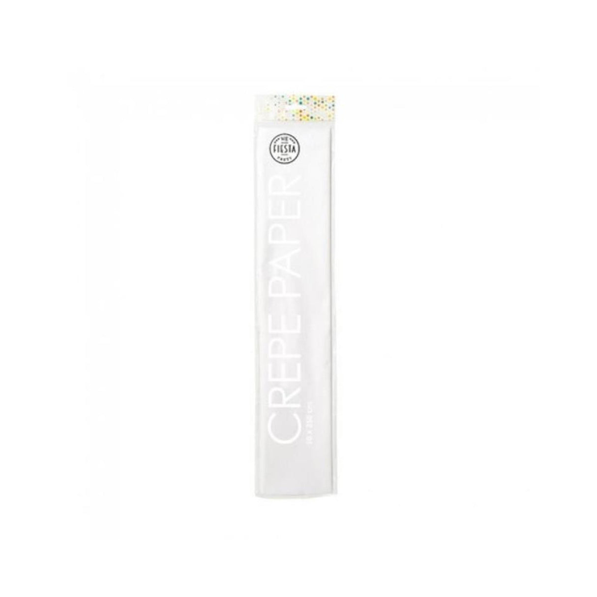 Krepppapier 50x250cm weiß, Packung mit 12 Rollen
