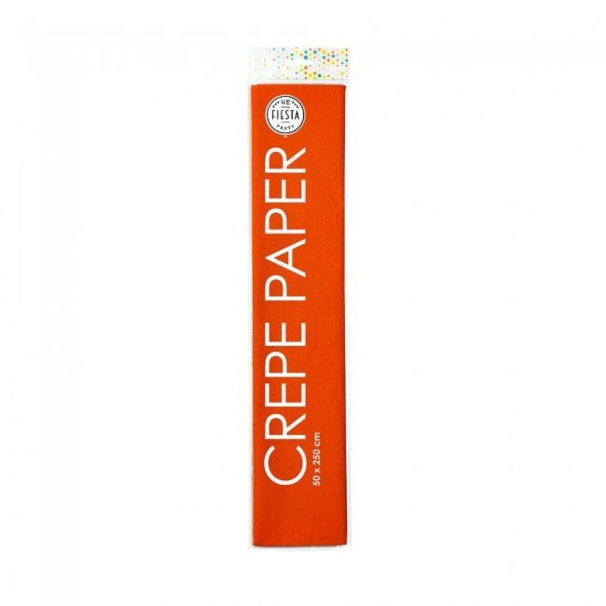 Krepppapier 50x250cm orange, Packung mit 12 Rollen