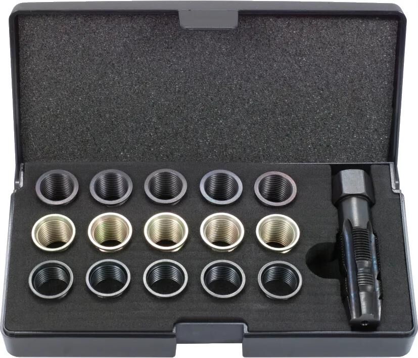 Ks Tools Ks-Tools Gewindeschneidset Reparaturbereich Endgewinde Rep. Set M1 14x1,25mm 16 Stk.