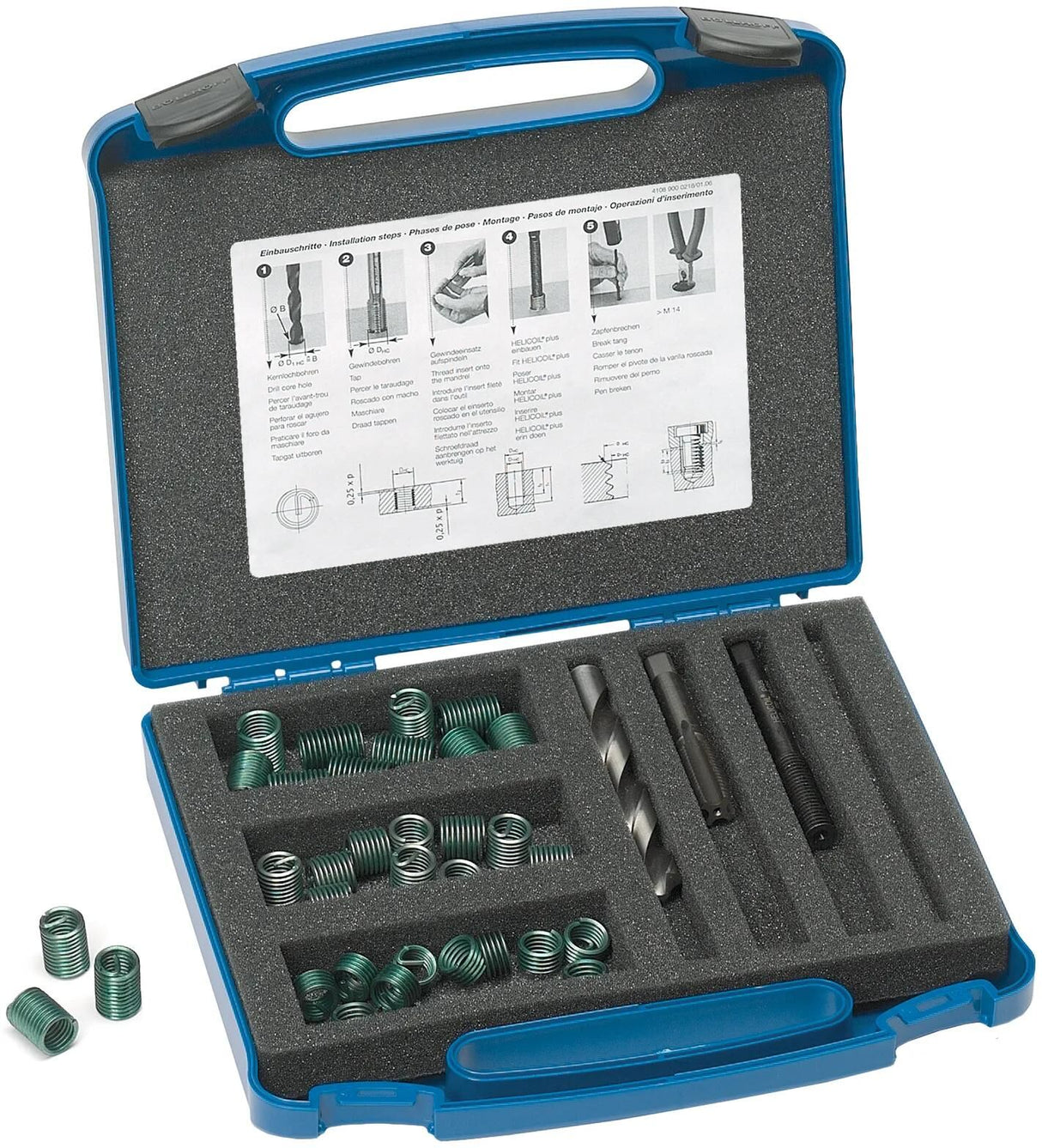 Böllhoff Helicoil Plus Gewindereparatur Sortiment Rep. Packung Helicoil M12 x 1,25