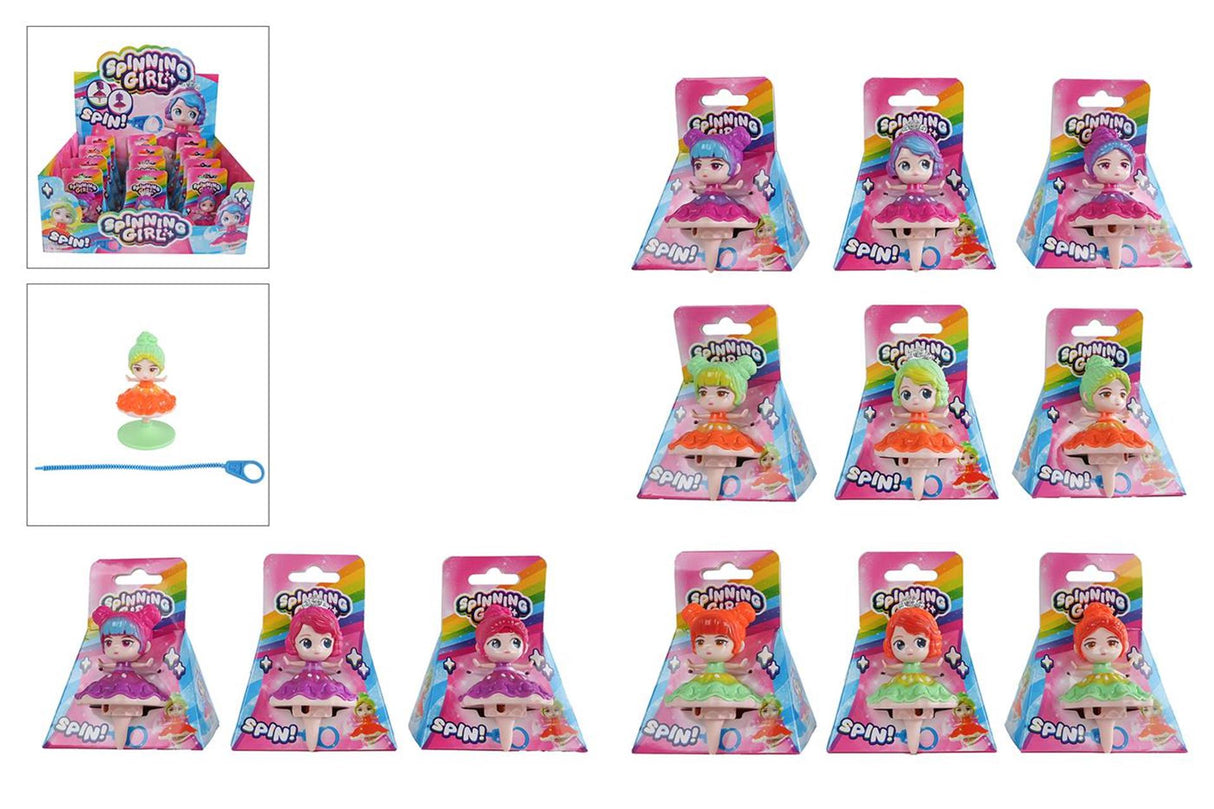 Glamour tol dansende princes 8cm 12 assorti