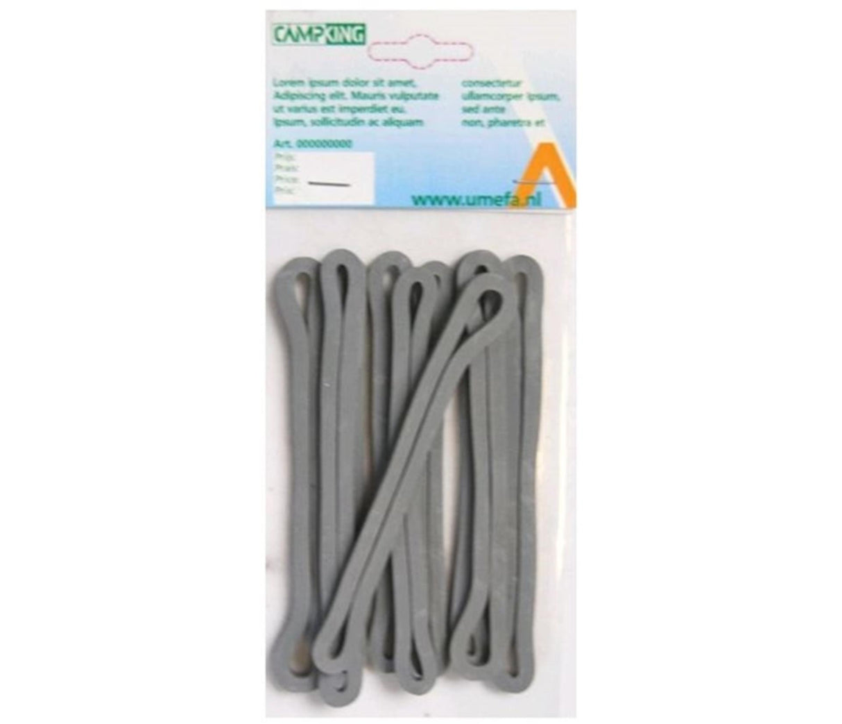 Camping 10 Gummiringe 80x90x5mm