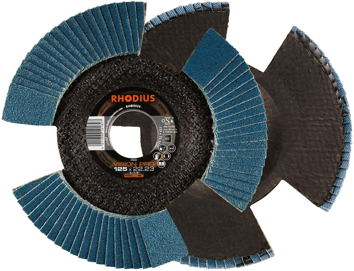 Rhodius Fächerscheibe Vision Pro Fächerscheiben Vision P 80 125x22,23