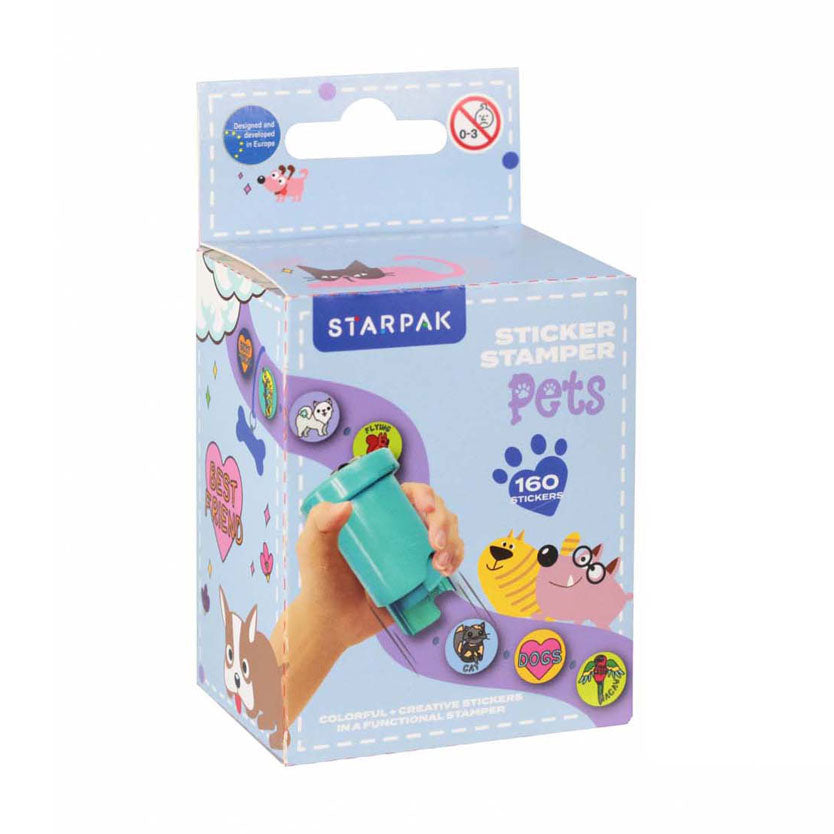 Stickerstempel Tiere, 160 Stk.