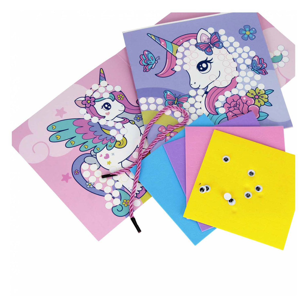 Mosaikaufkleber-Set, 4 Blatt
