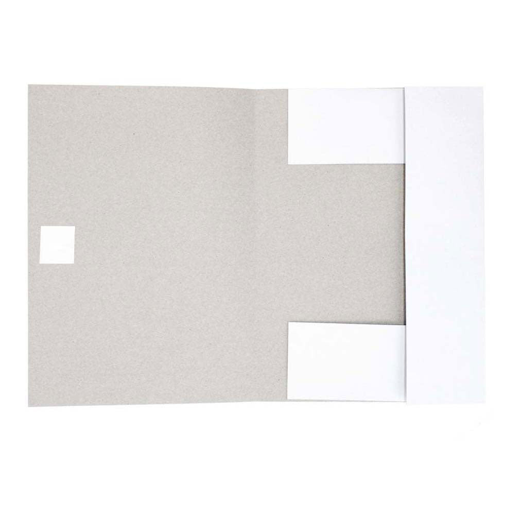 Weißer Ordner mit Banderole A4