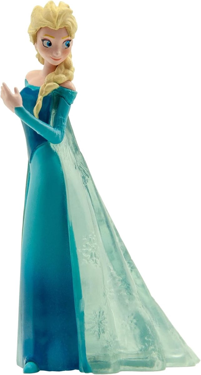 Bullyland 12961 – Spielfigur und Sammelfigur Elsa aus Frozen – ca. 11 cm – lebensechte und detaillierte Gestaltung – ideal als Tortenfigur und kleines Geschenk für Kinder ab 3 Jahren.