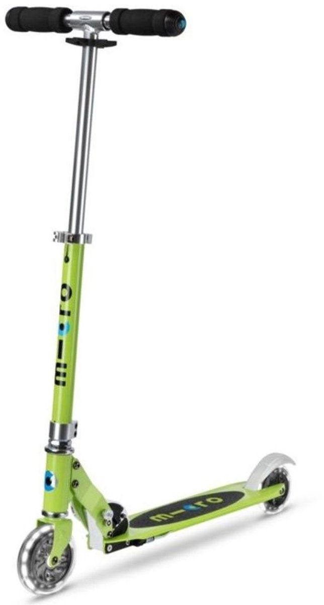 Micro - sprite 2-wiel vouwstep led - groen