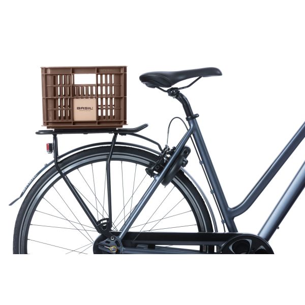 Basilikum fietslat S - klein - 17,5 Liter - braun