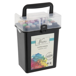 Duo-Marker 24 Stück in Luxusbox