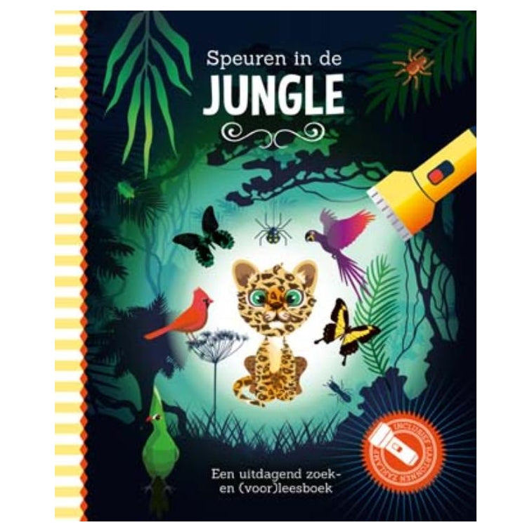 Suche im Dschungel + Taschenlampe aus Pappe