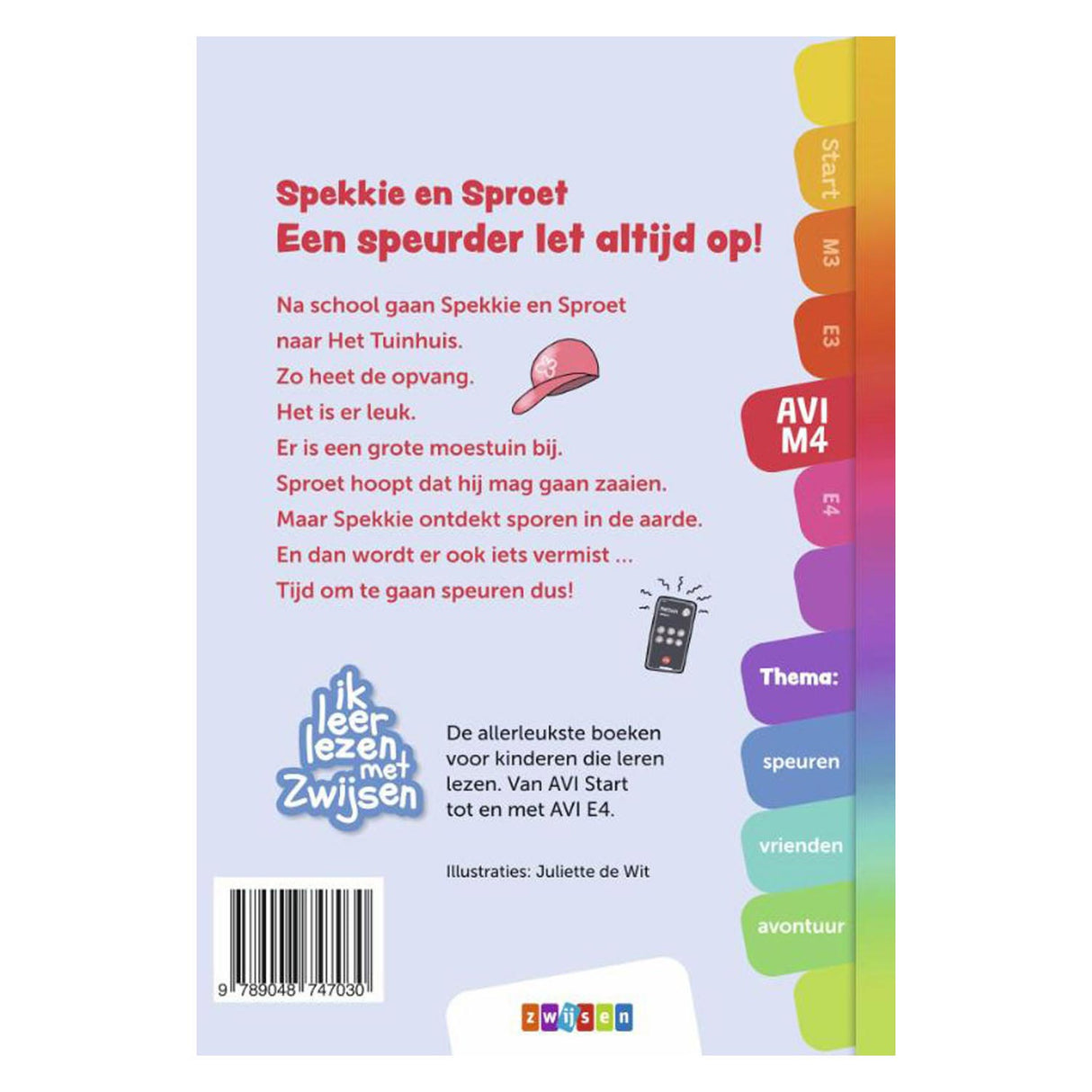 Zwijsen Spekkie und Sproet, ein Detektiv zu sehen! AVI M4 - Kinderbuch