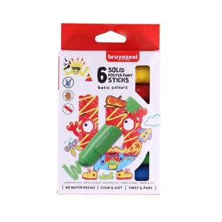 Bruynzeel Gouachestifte-Set Basic | 6 Farben