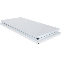 Legborden magora arno space staal 1250x600mm lichtgrijs