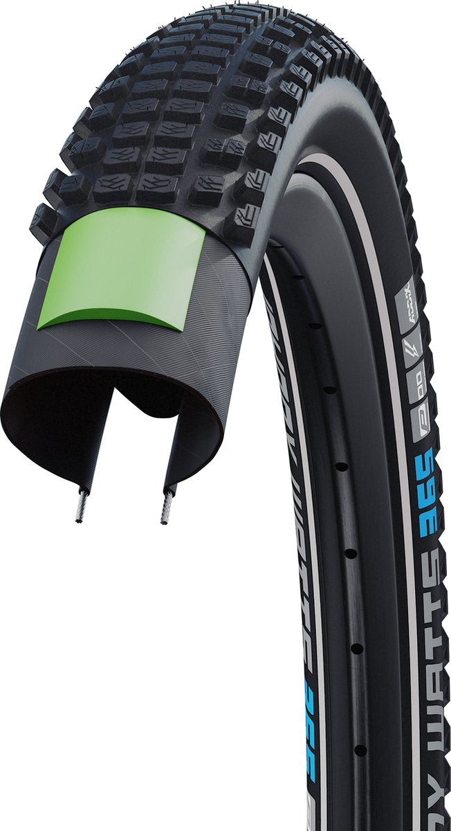 Schwalbe Johnny Watts 365 27,5 x 2,60 (65–584) faltbare Performance Line DD Addix 4Season Black+Reflex