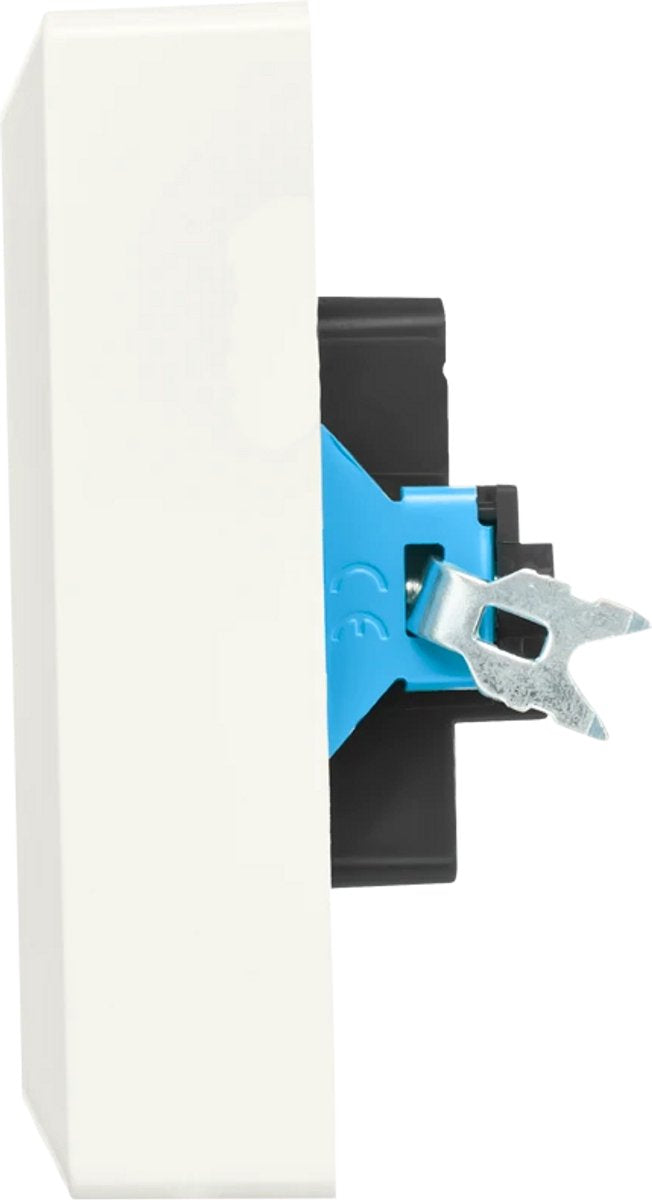 Ion industries - contactdoos inbouw opbouw - 2-voudig - ra - usb-a + usb-c alpin wit