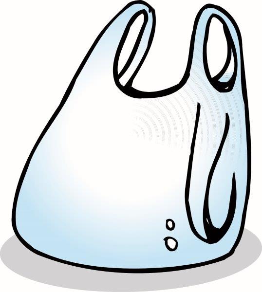Dr. Bag Aag Plastik weiß pro 100 Stücke