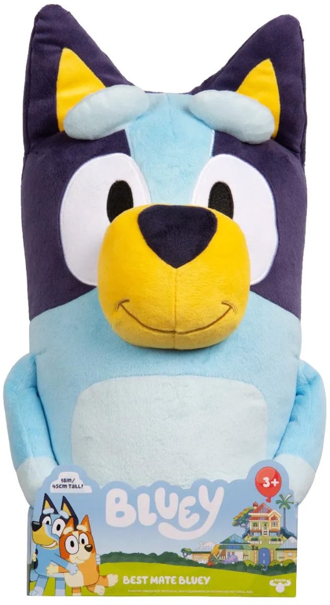 Moose Toys blaues Jumbo-Plüsch-Kuscheltier, 46 cm