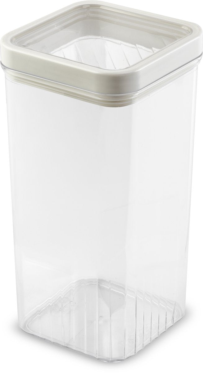 Curver Kara Vorratskanister – 1,8 l – 10,7 x 10,7 x 22,2 cm – weiß