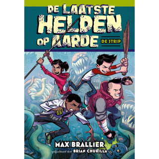 Buchen Sie den Comic „Die letzten Helden auf Erden“.