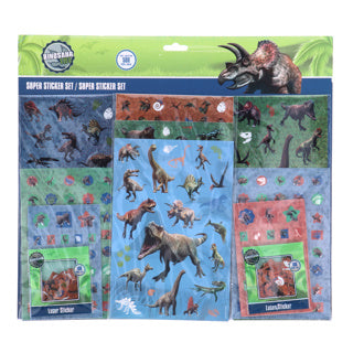 Dinosaurier-Aufkleber-Set 500 Stück | 6 Stück