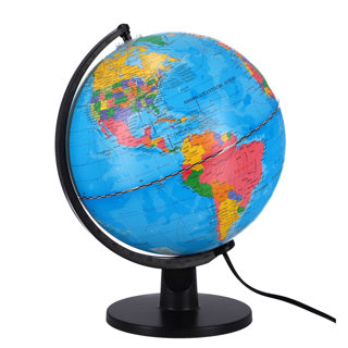 Basisglobus mit LED-Licht Dutch 25 cm
