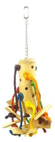 Glückliches Haustier-Vogel-Spielzeug-Puzzle aus Bambus
