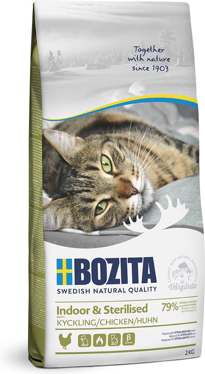 Bozita Katzenfutter für den Innenbereich, sterilisiert, 2 kg