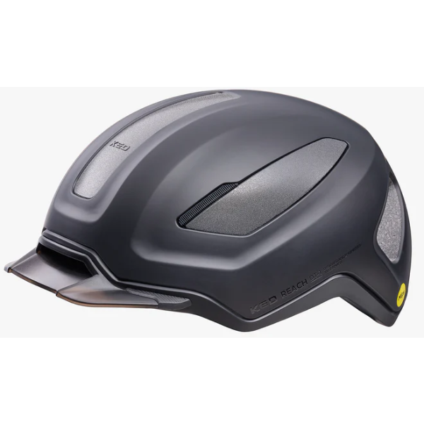 Ked Fahrradhelm Reichweite DT Medium 54-58 cm - schwarzer Matt
