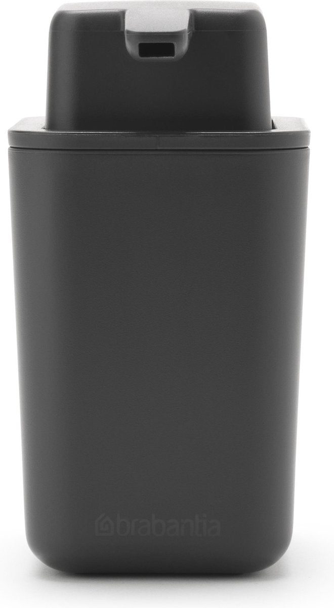 Brabantia Seifenspender am Waschbecken – Dunkelgrau