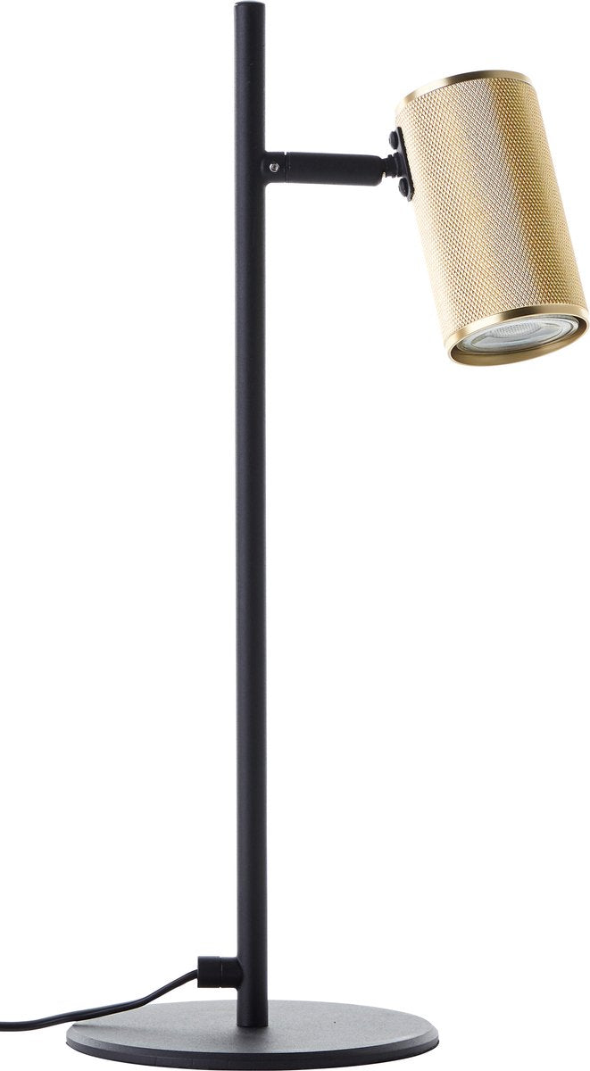 Brilliant Marty – Tischlampe – LED GU10 – Schwarzgold