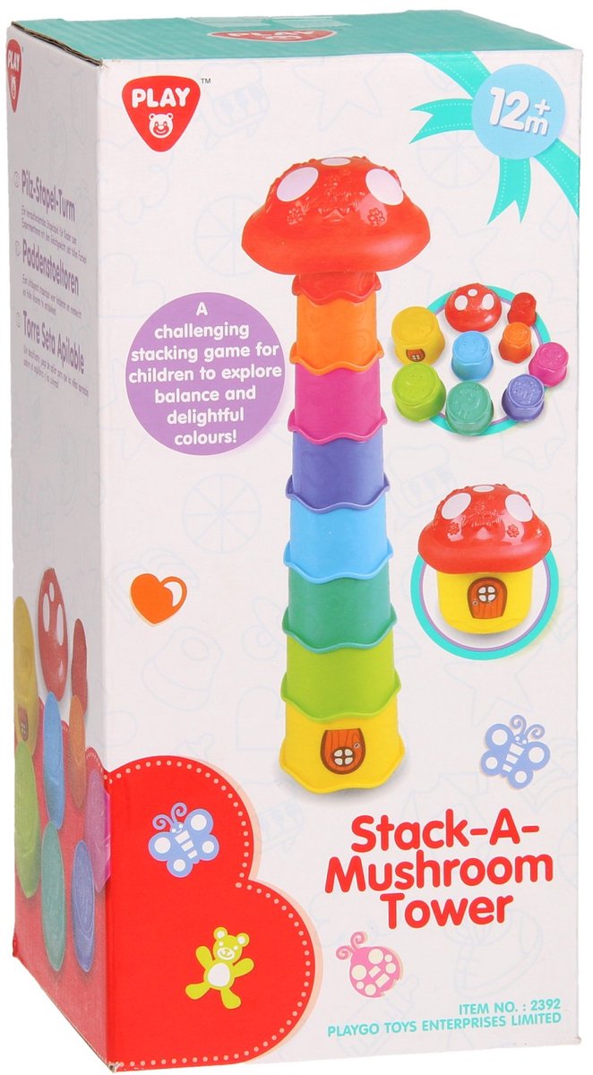 Playgo Stapelturm Pilz