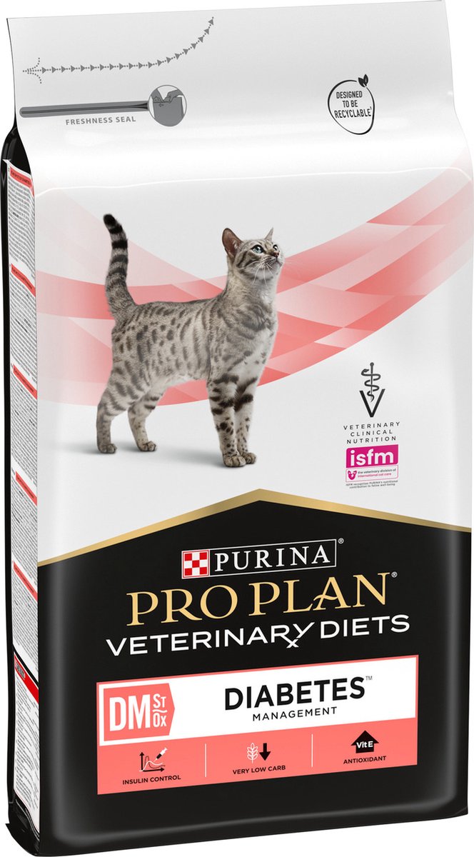 Pro Plan Veterinary Diets Feline DM Diabetes Management – Katzenfutter – 1,5 kg