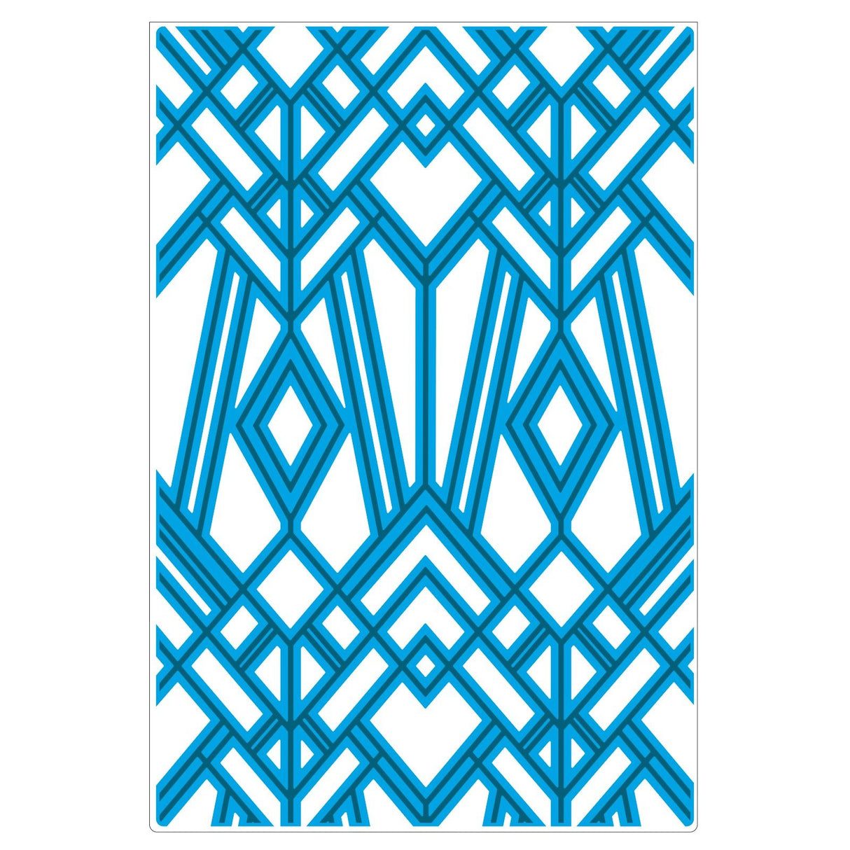 Sizzix • multi-level textured impressions embossing folder geo diamonds