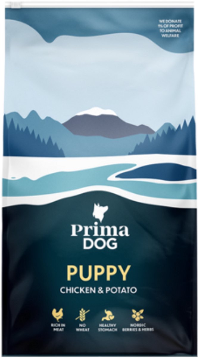 Primadog Welpenfutter Hühnerkartoffel – 10 Kilo