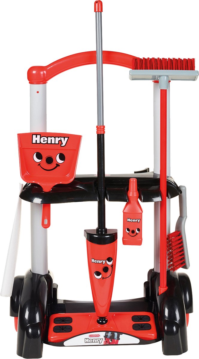Casdon Henry Reinigungswagen – Spielzeug-Reinigungsset