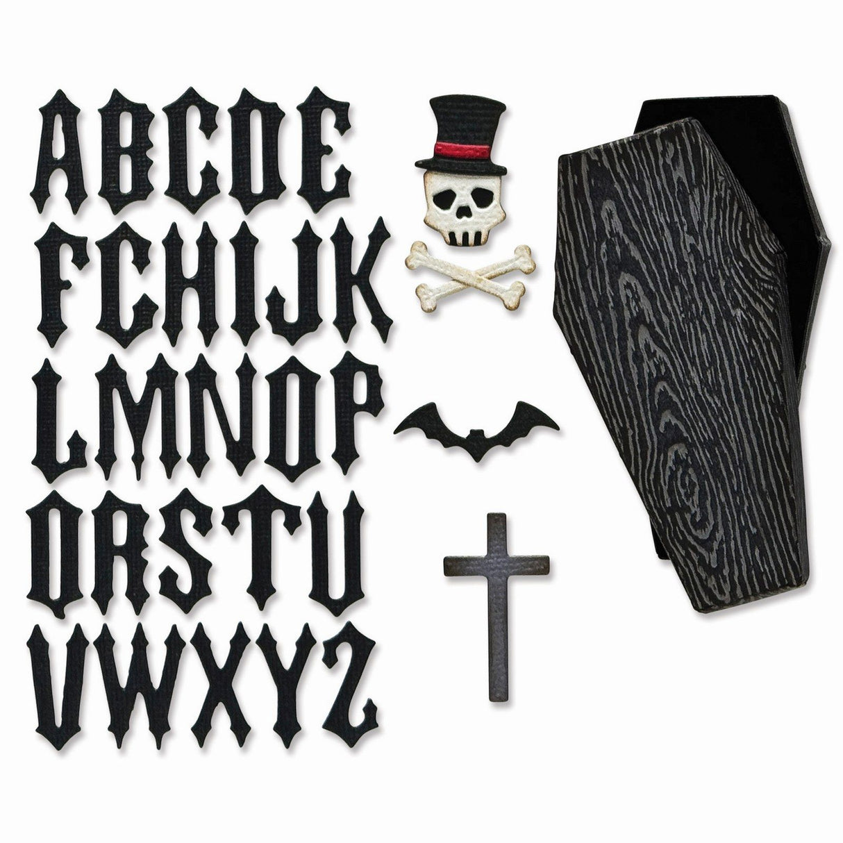 Sizzix • tim holtz thinlits die vault coffin box 3pcs