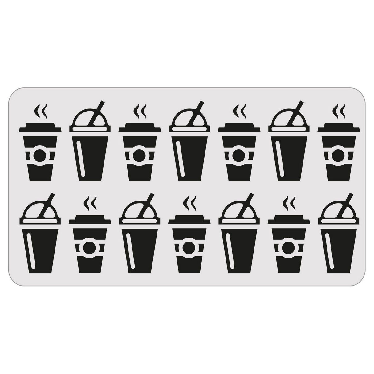 Sizzix • vault embossing folder with thinlits die set fresh brewed by tim holtz 12pcs