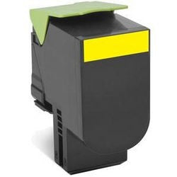 Tonercartridge lexmark 80c2xye geel