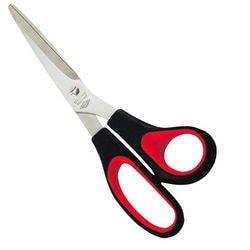 Schere Wedo rot, schwarz 21 cm