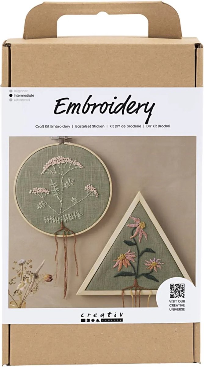 Kreativunternehmen https: www.cchobby.nl hobbyset-embroidery-embroidery-frame-dusty-green-1-box