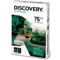 Kopieerpapier discovery a3 75 g m² glad wit 500 vellen