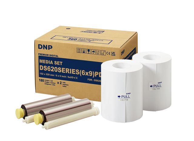 DNP-Papier DM69620 2 Rollen à 180 Stk. 15x23 für ds620