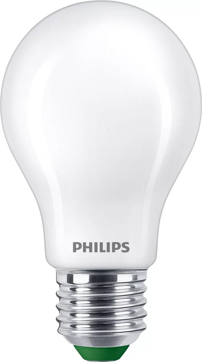 Philips led philips ultra efficient led lamp mat - 60 w - e27 - warmwit licht - 2-pack - bespaar op energiekosten