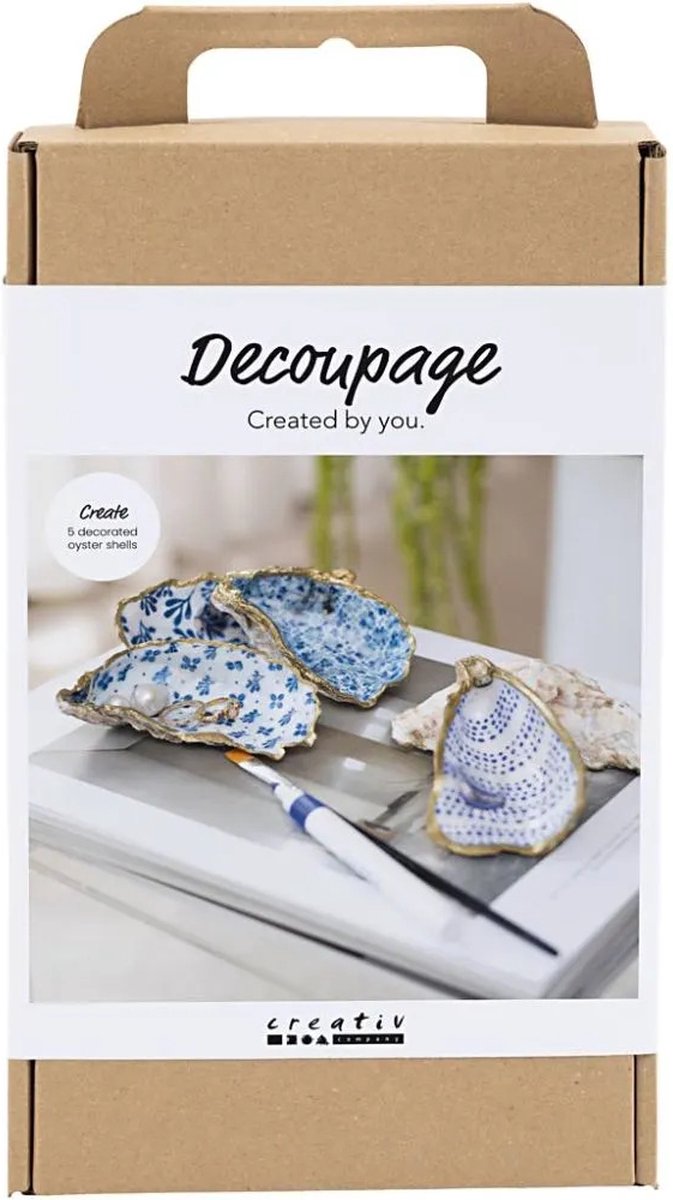 Kreativunternehmen https: www.cchobby.nl hobbyset-decoupage-oystershells-blue-1-doos