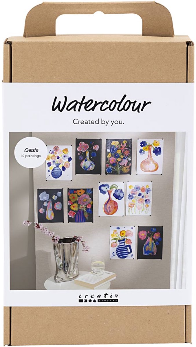 Creativ Company Hobby-Set Aquarell in verschiedenen Farben